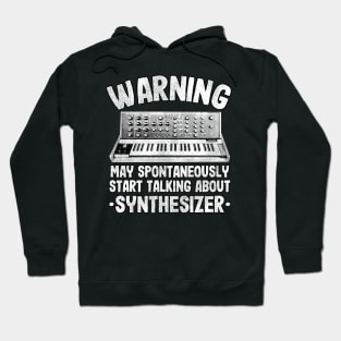 Funny Warning May Talk About Synthesizer Analog Hoodie